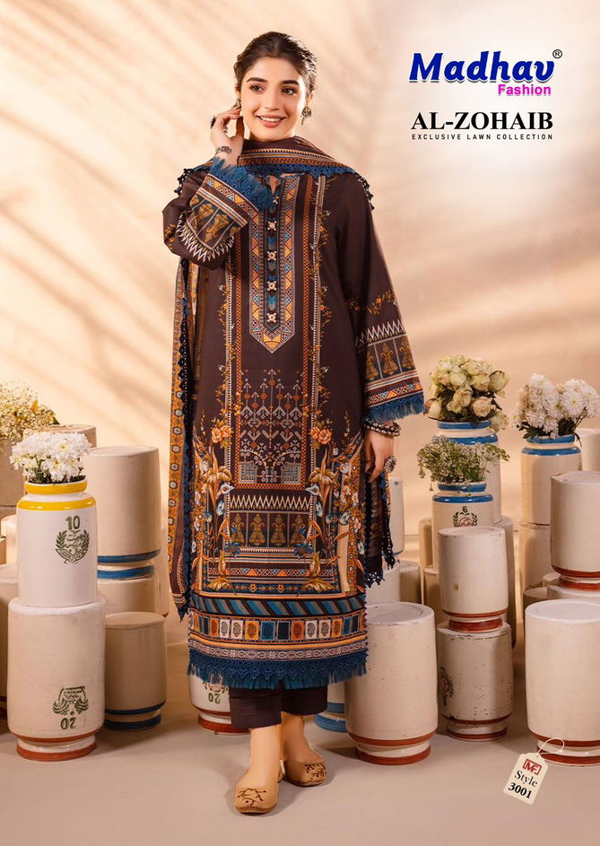 Al Zohaib Vol 3 By Madhav Cotton Pakistani Dress Dress Material Wholesale Price In Surat
